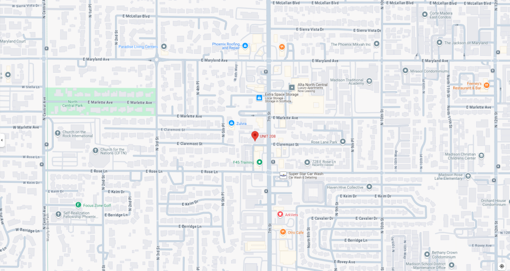 google maps image location of roots relationship therapy office